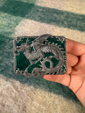 Vintage Green Dragon Belt Buckle