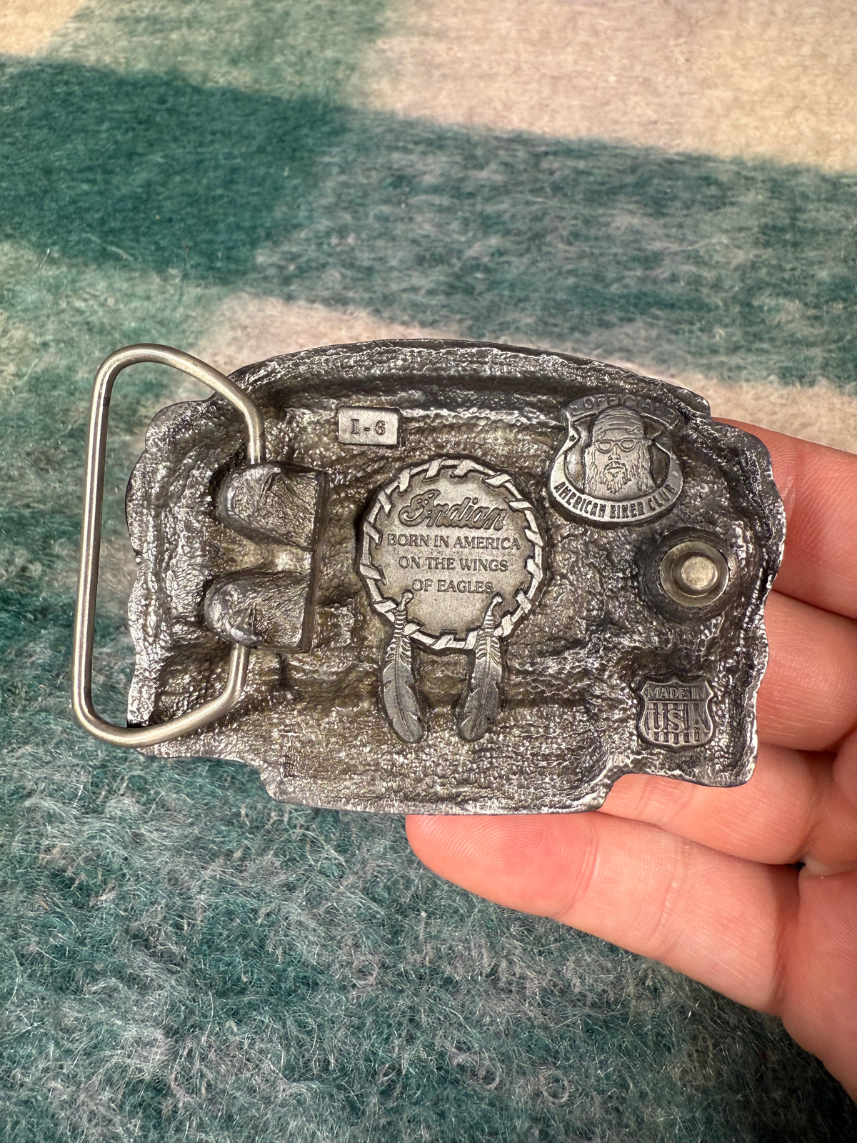 Vintage Indian Motorcycles Eagle Belt Buckle
