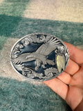Vintage Eagle with Feather Belt Buckle