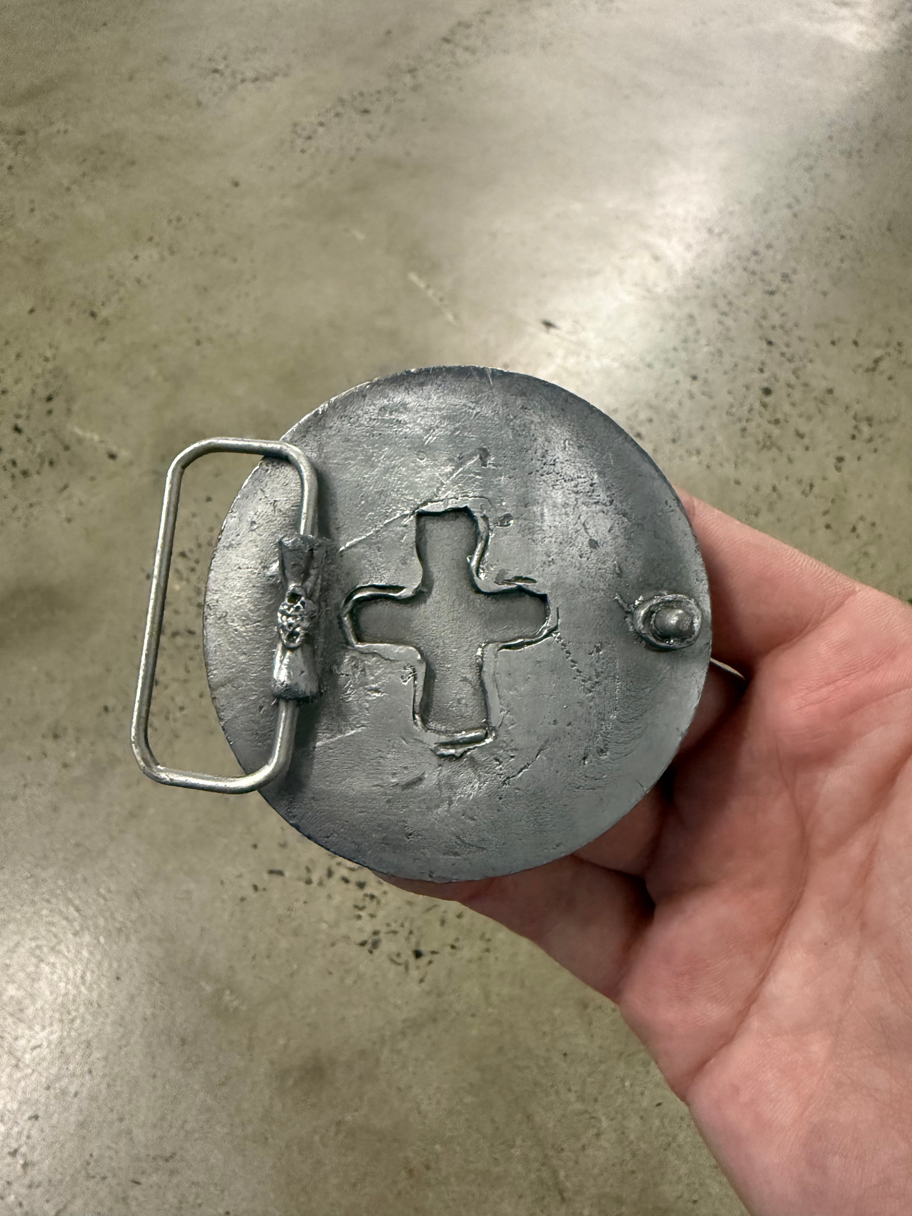 Vintage 3D Chopper Belt Buckle