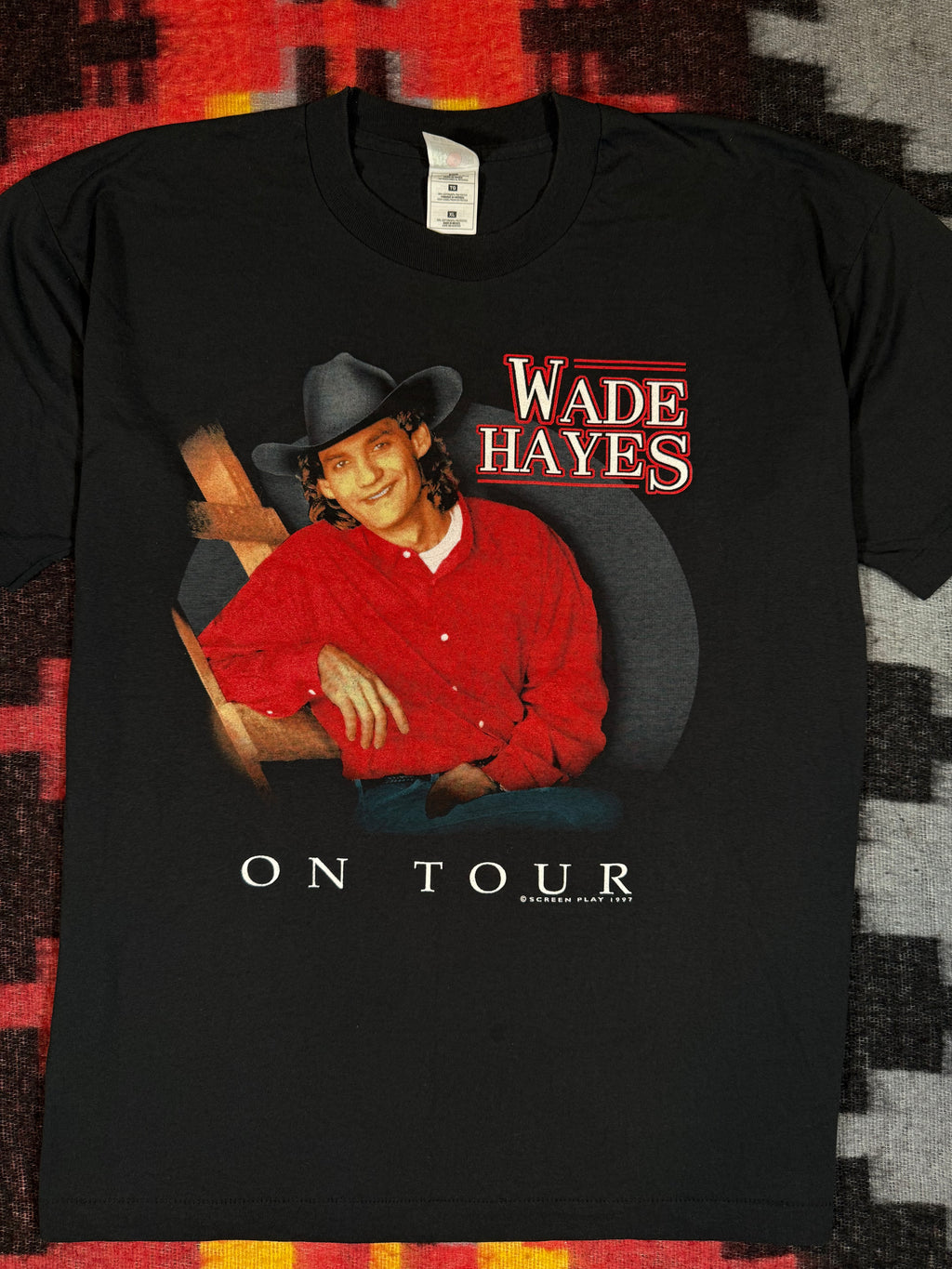 Vintage 1997 Wade Hayes Double Sided Convert Shirt (XL)