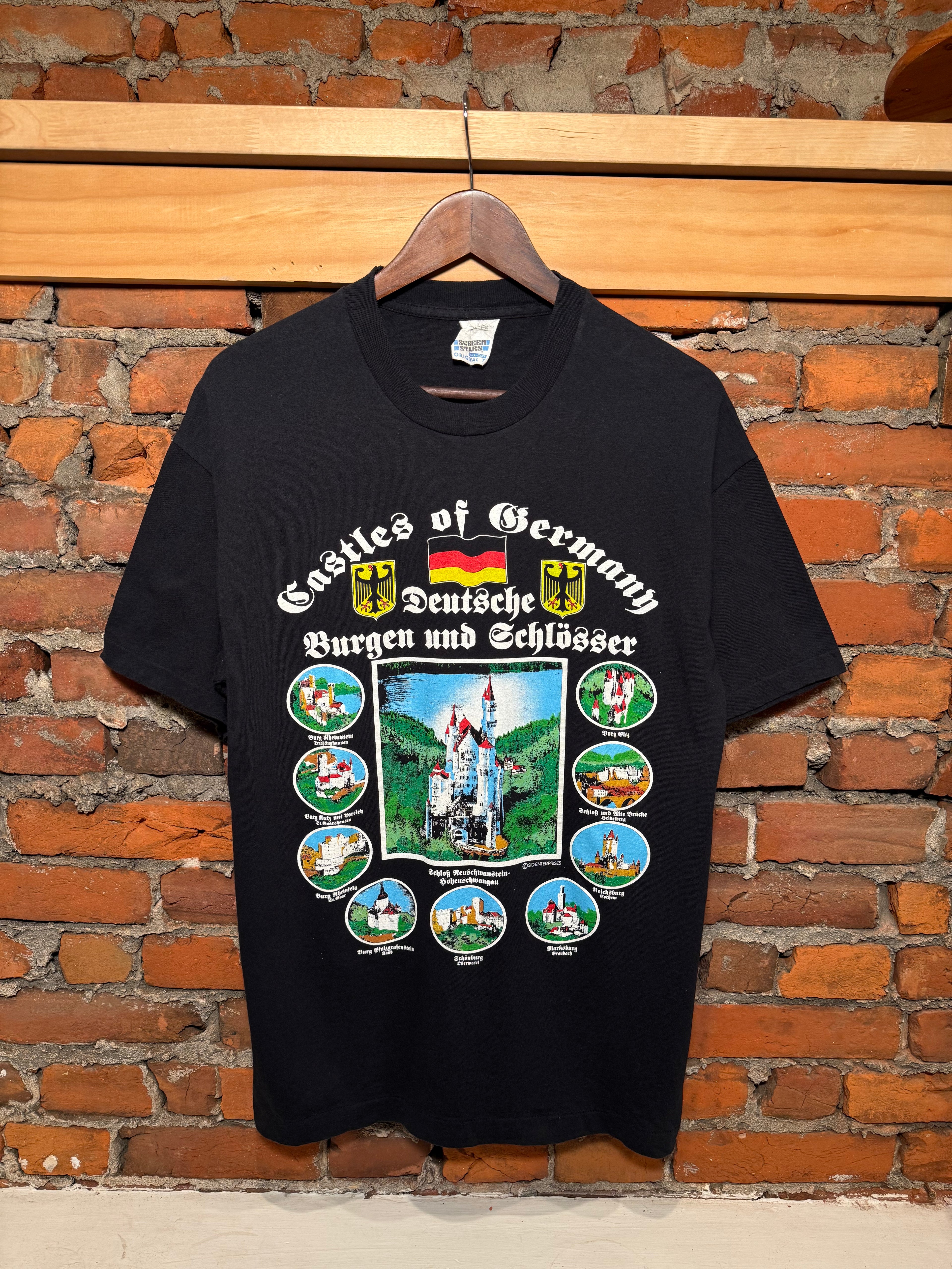 Vintage 90s Castles of Germany T-Shirt(L)