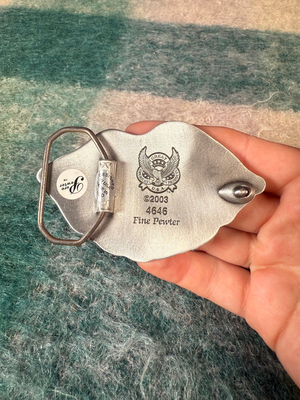 Vintage 2003 Lips Belt Buckle