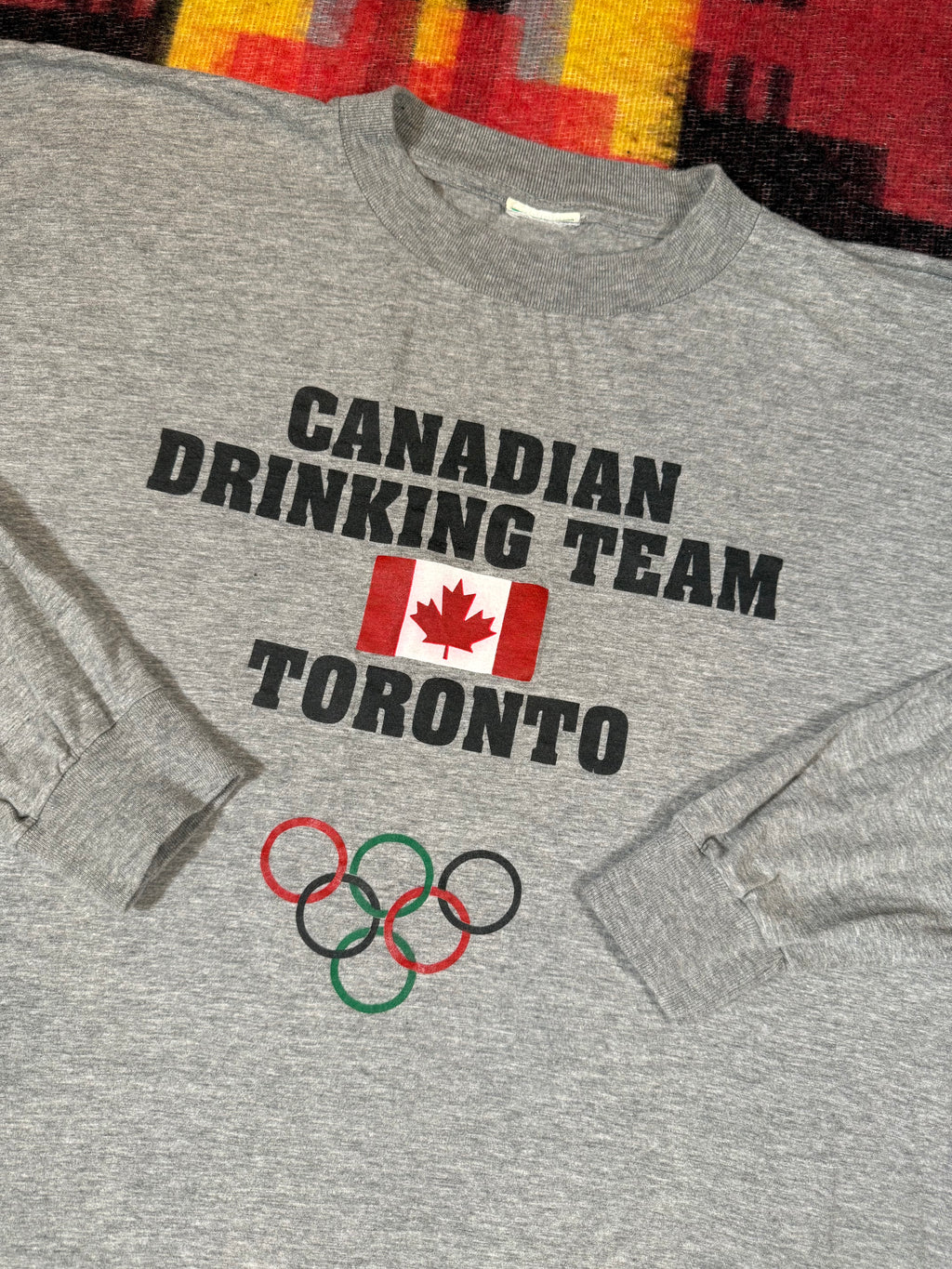 Vintage Canadian Drinking Team Longsleeve (L/XL)
