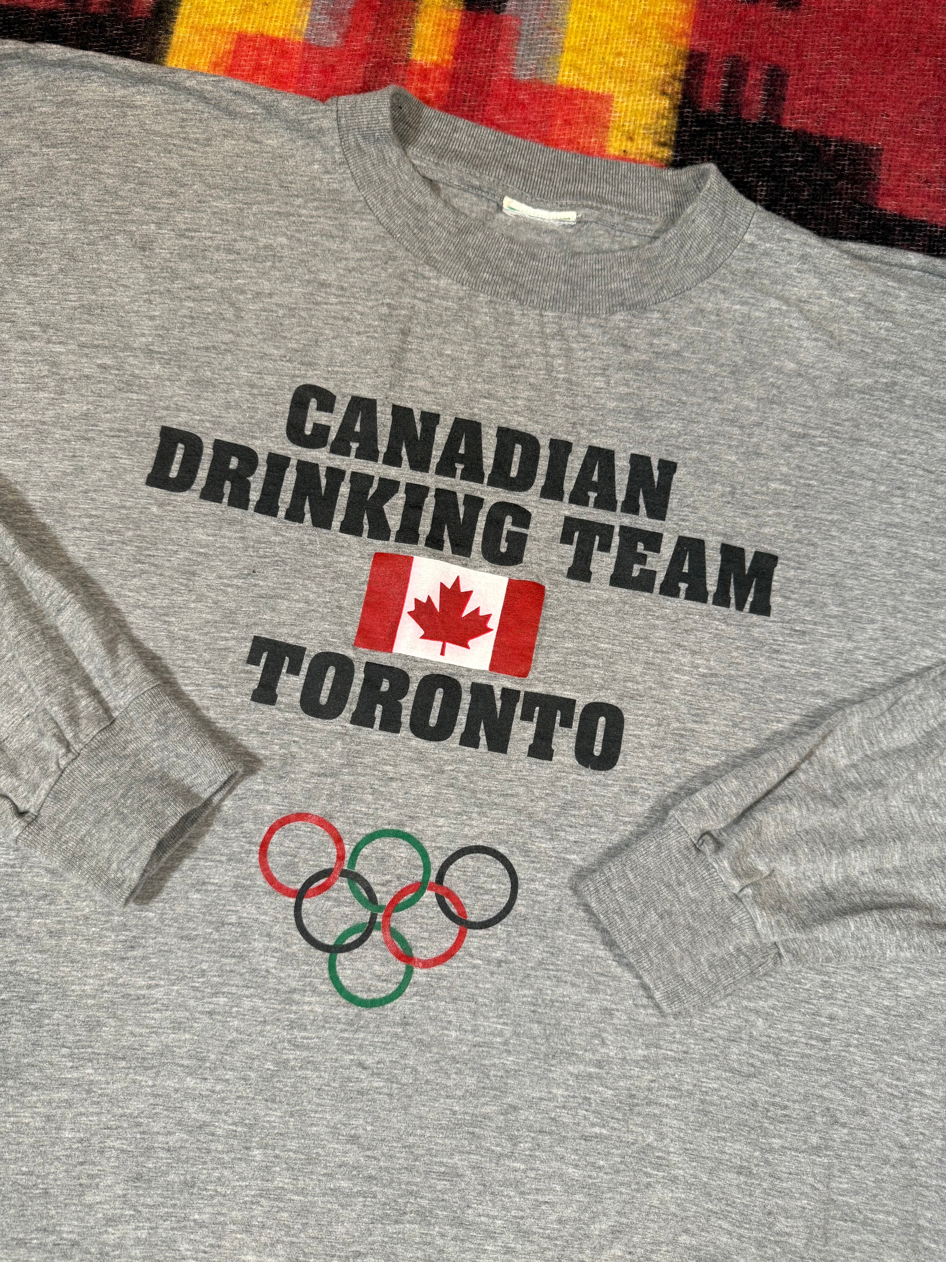 Vintage Canadian Drinking Team Longsleeve (L/XL)