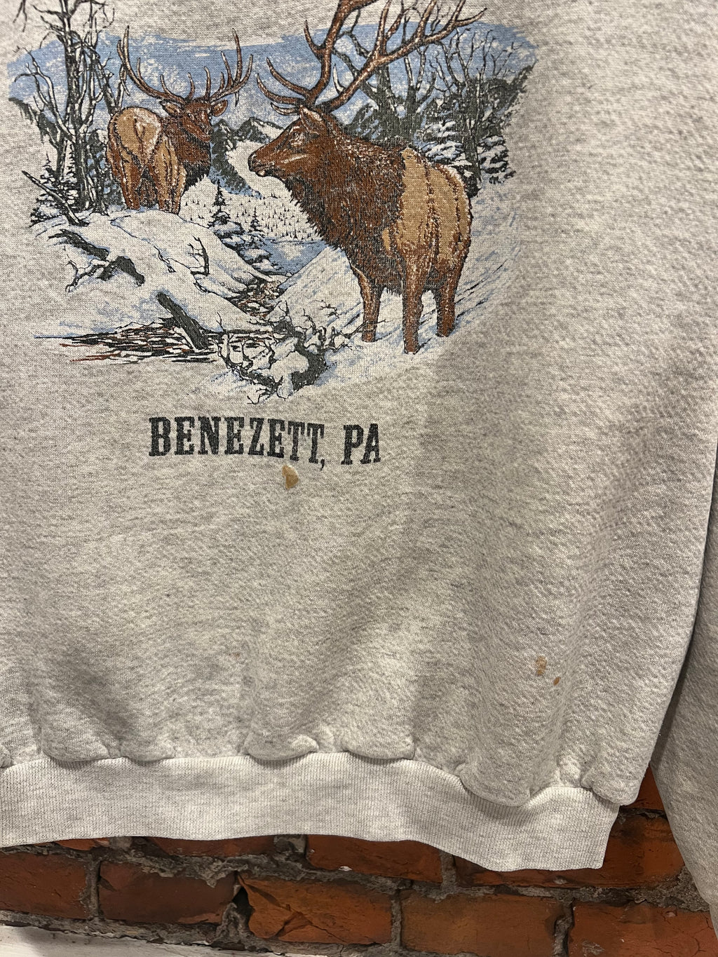 Vintage Benezett Store Elk Crewneck (XL)