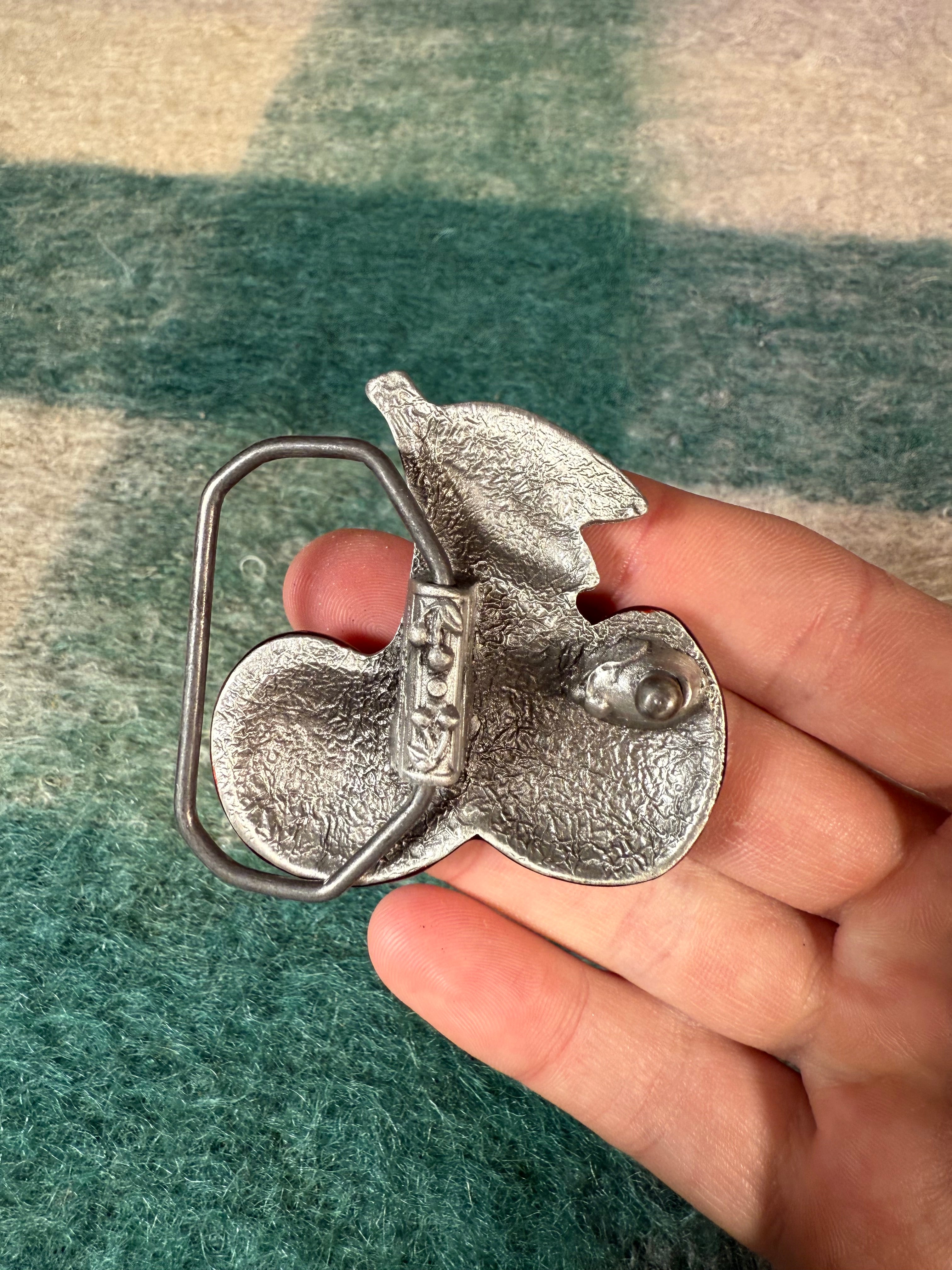 Vintage 2000s Cherry Belt Buckle