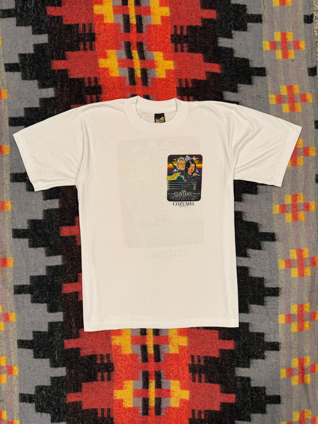 Vintage 90s Bill Clinton Titanic Parody Shirt (L)