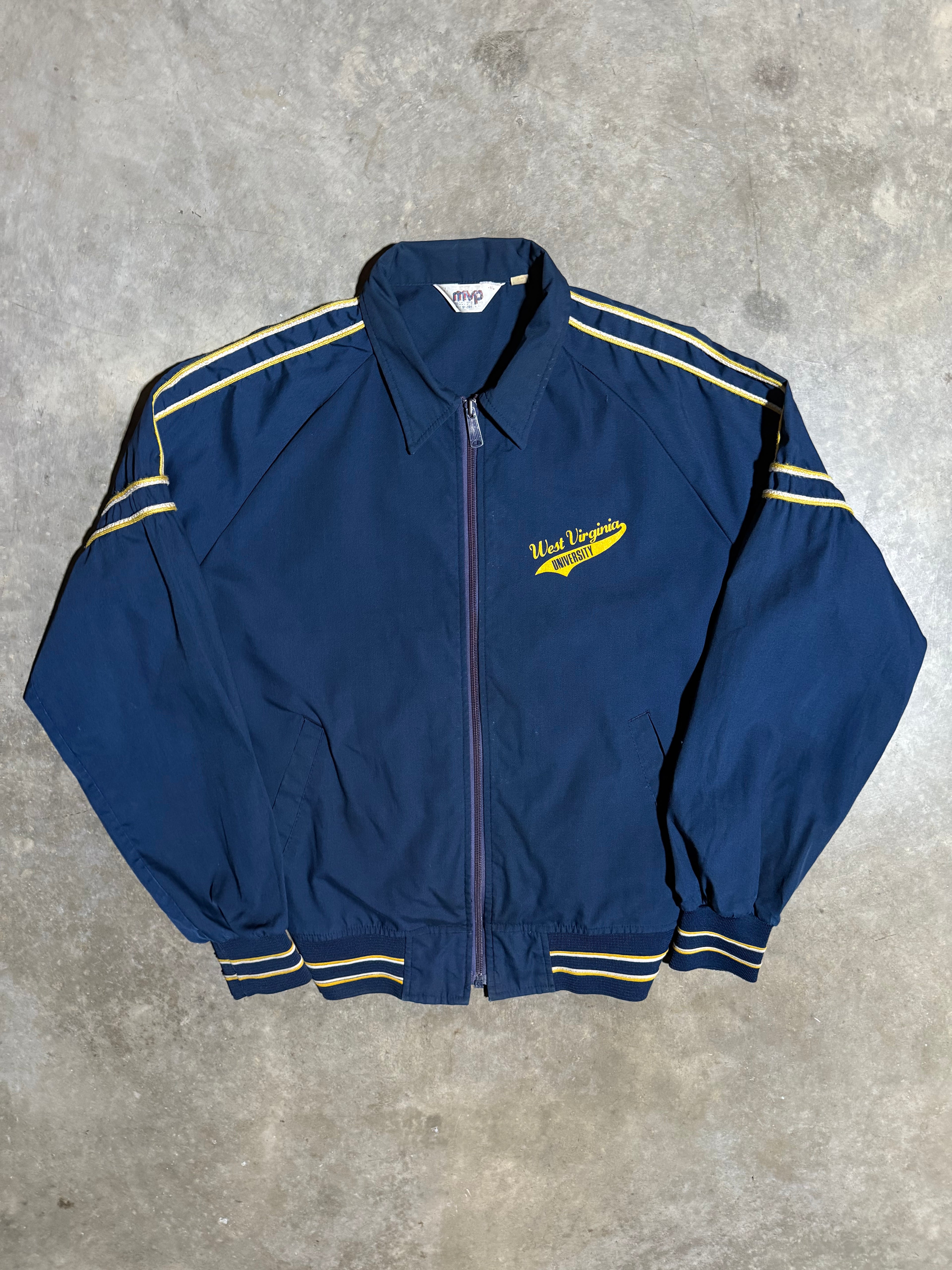 Vintage 80s West Virginia Zip Up Jacket (XL)