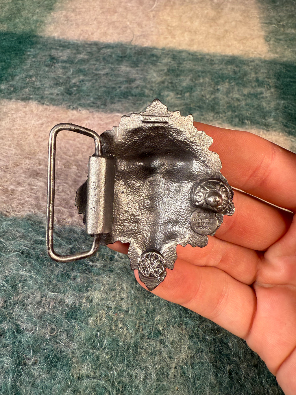 Vintage Greek God Head Belt Buckle
