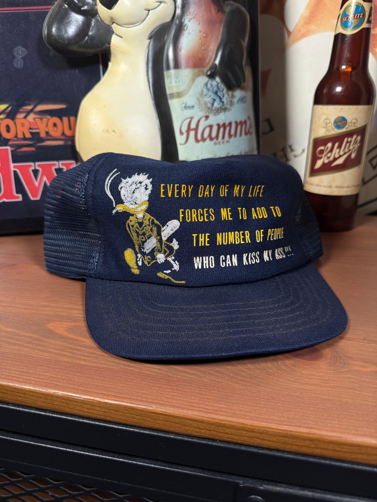 Vintage Kiss My Ass Duck Truckee Hat