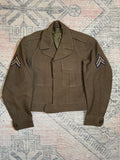 Vintage Wool Military Jacket (32R See Measurements)