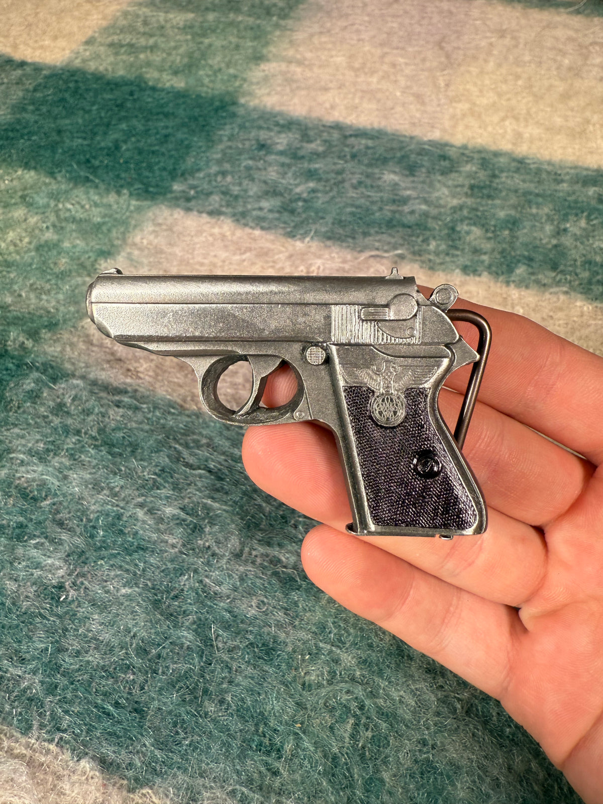Vintage Handgun Belt Buckle