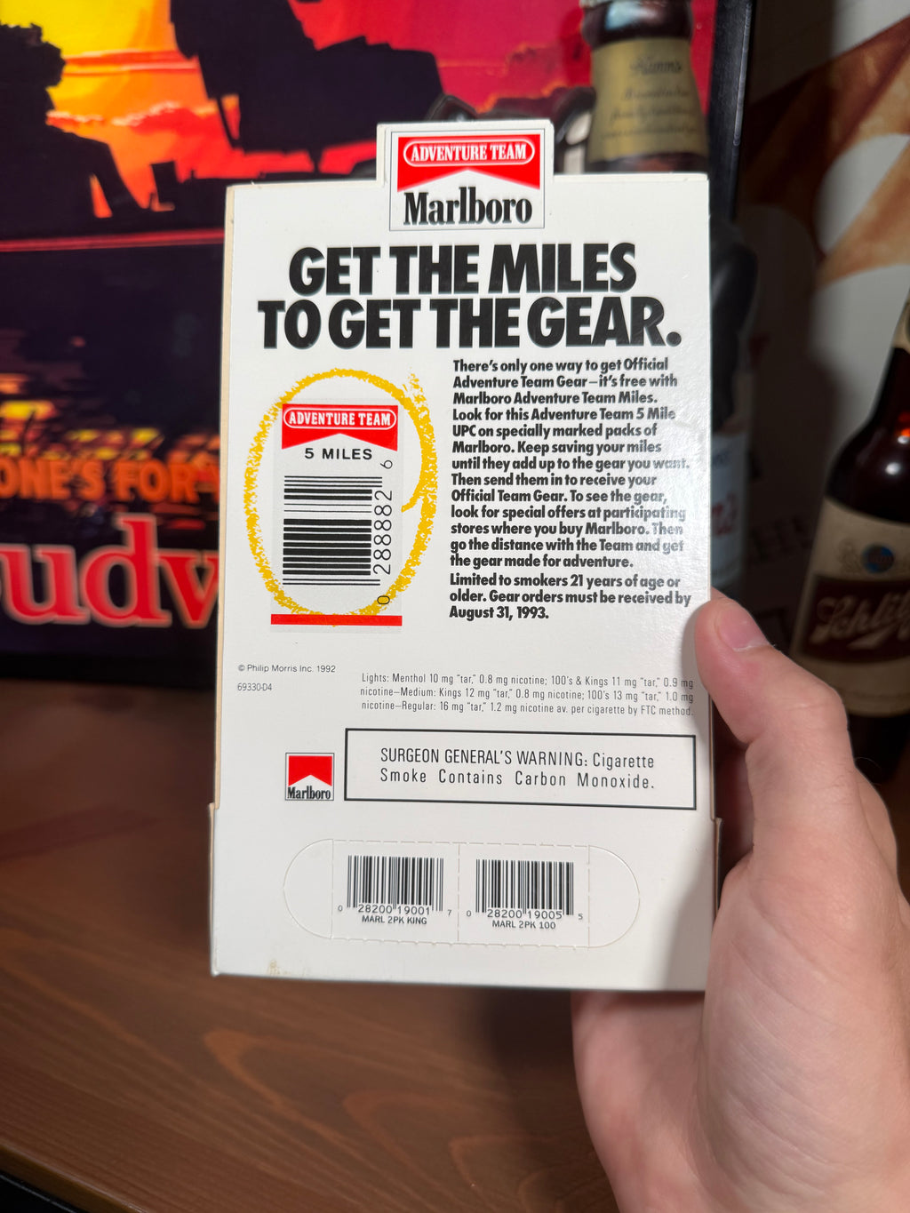 Vintage 1992 Marlboro Unopened Lighter