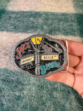Vintage 1997 Jazz & Blues on Bourbon Street Belt Buckle