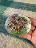 Vintage Greek God Belt Buckle