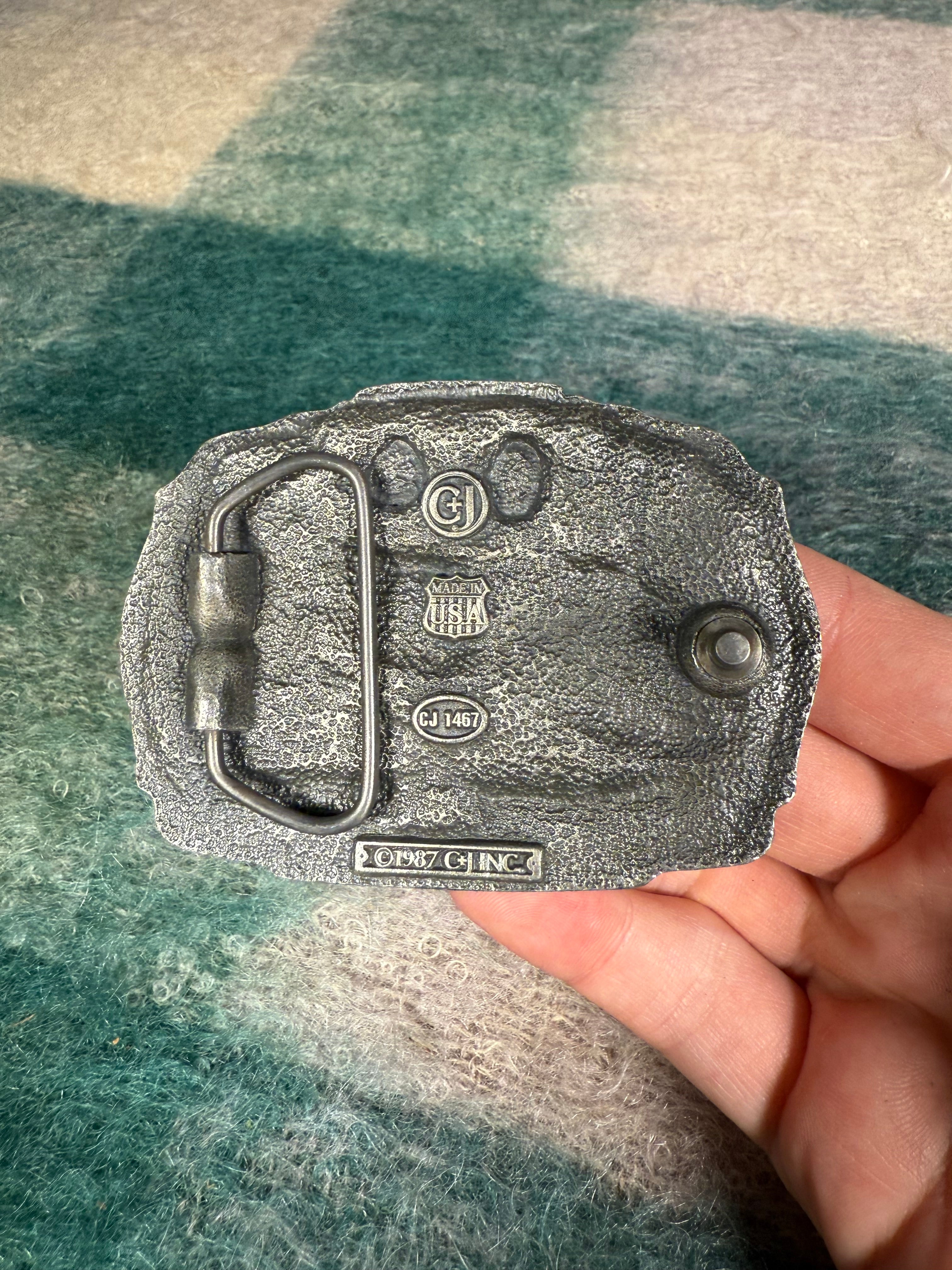 Vintage Durango Station Belt Buckle