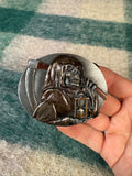Vintage 90s Grim Reaper Belt Buckle