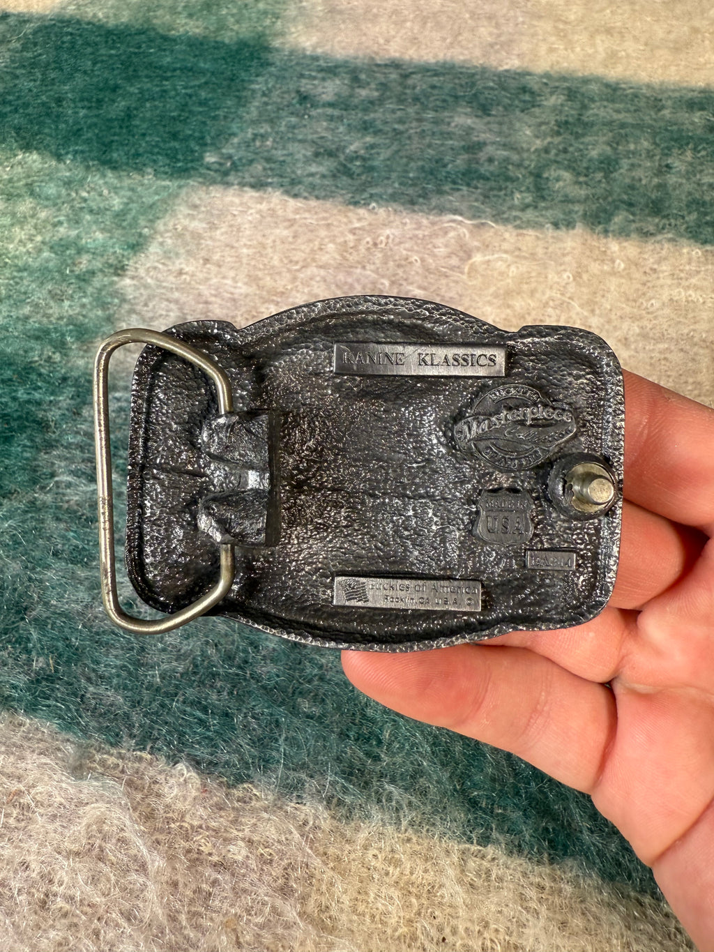 Vintage Bulldog Belt Buckle