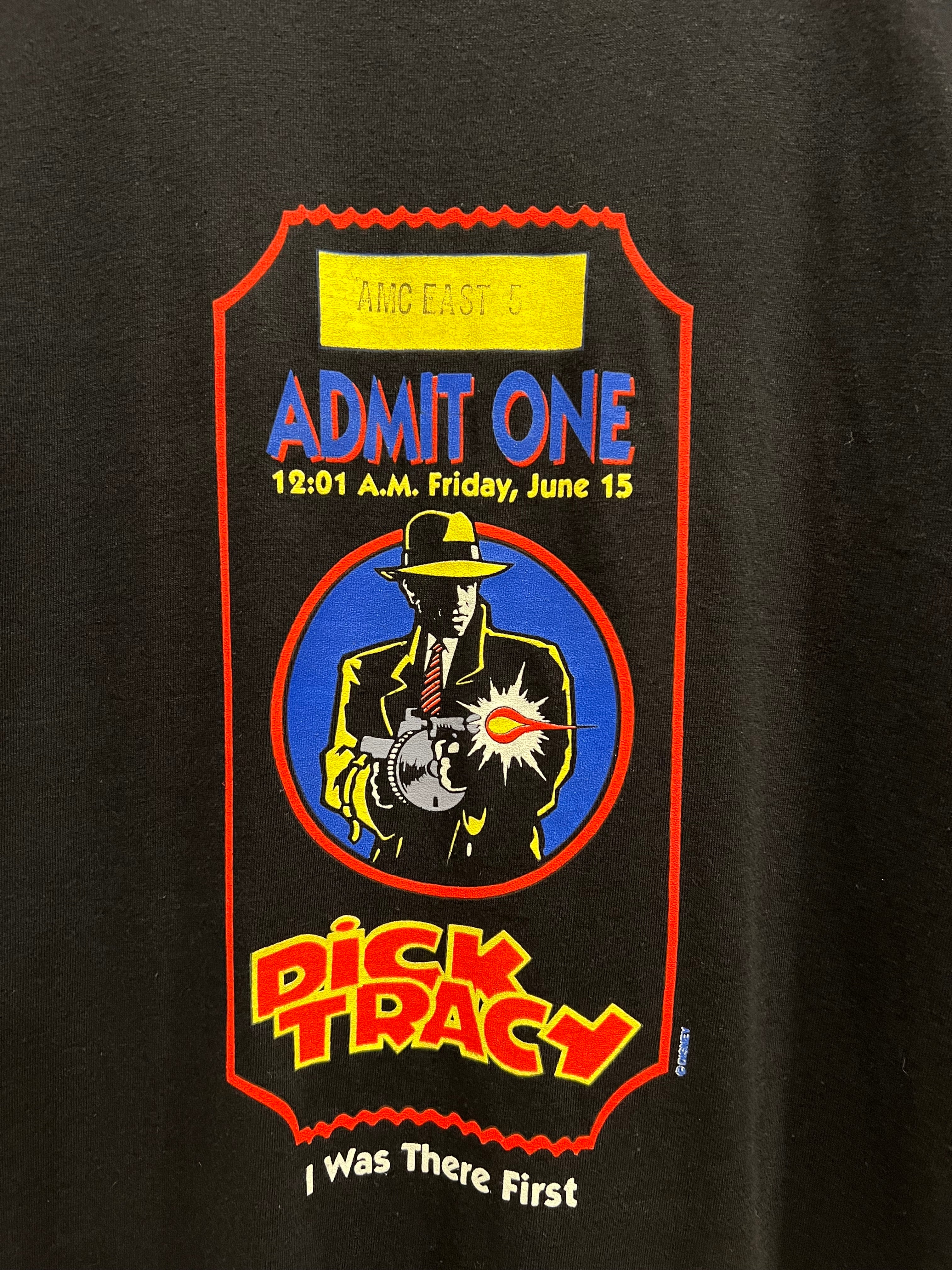 Vintage 1990 Dick Tracy Movie Premiere Tee (L)