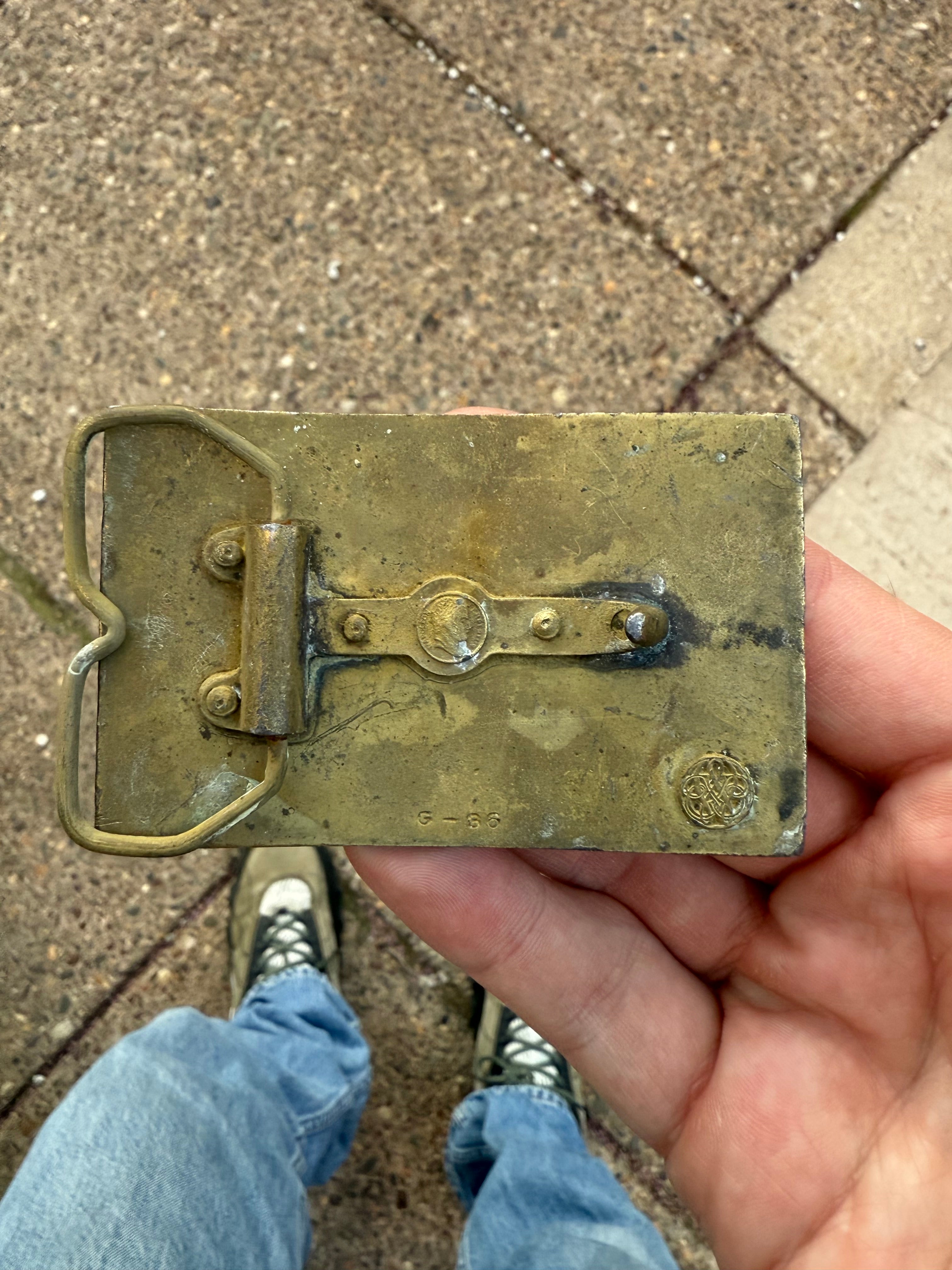 Vintage Colorado State Penitentiary Belt Buckle