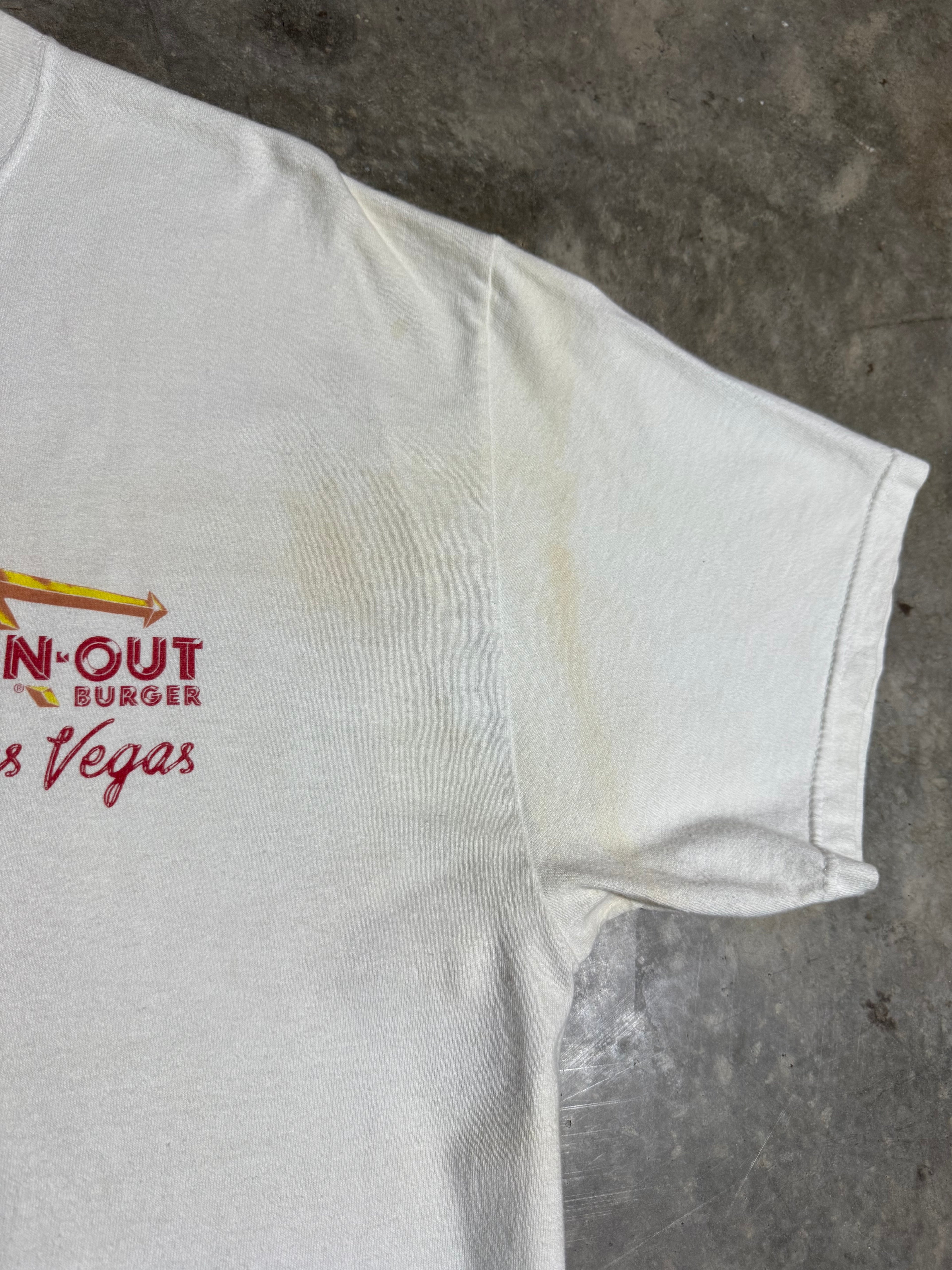 Vintage Early 2000s In N Out Burger Burger T-Shirt (XL)