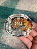 Vintage 2004 Firefighter Fire Belt Buckle