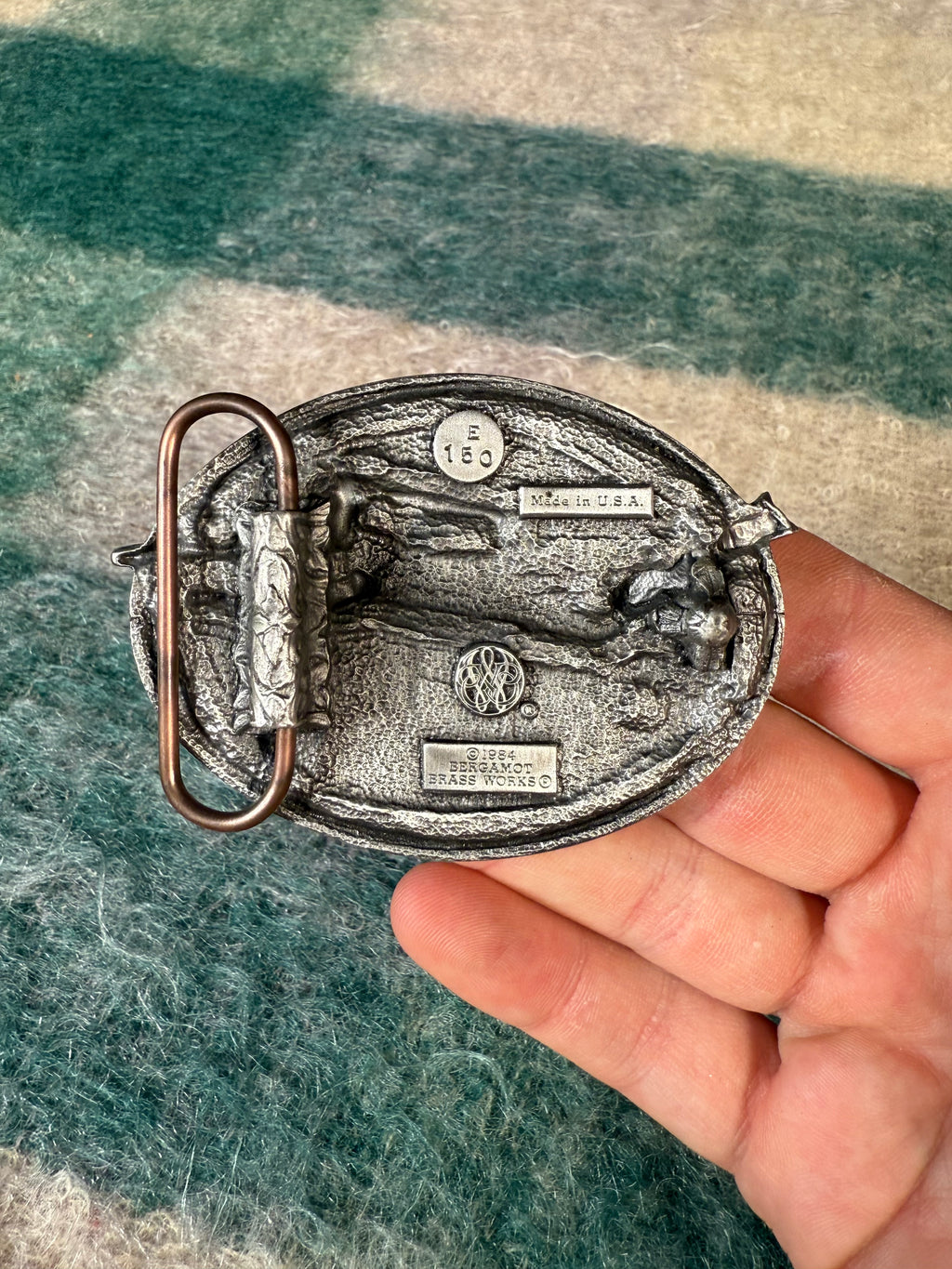 Vintage Scuba Diver Belt Buckle