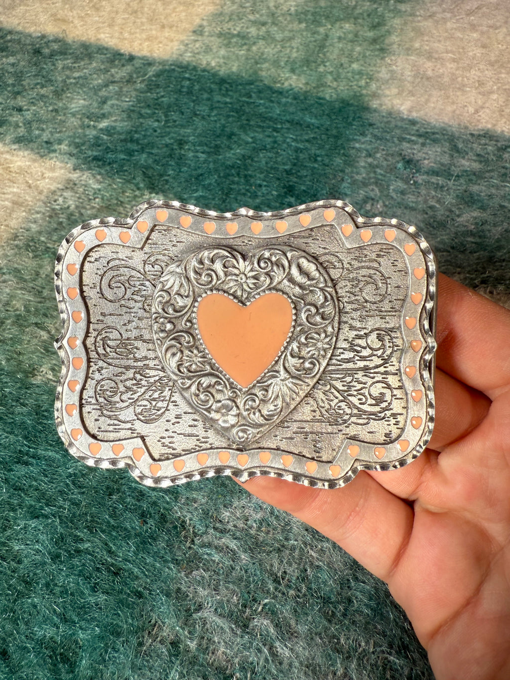 2005 Heart Western Belt Buckle