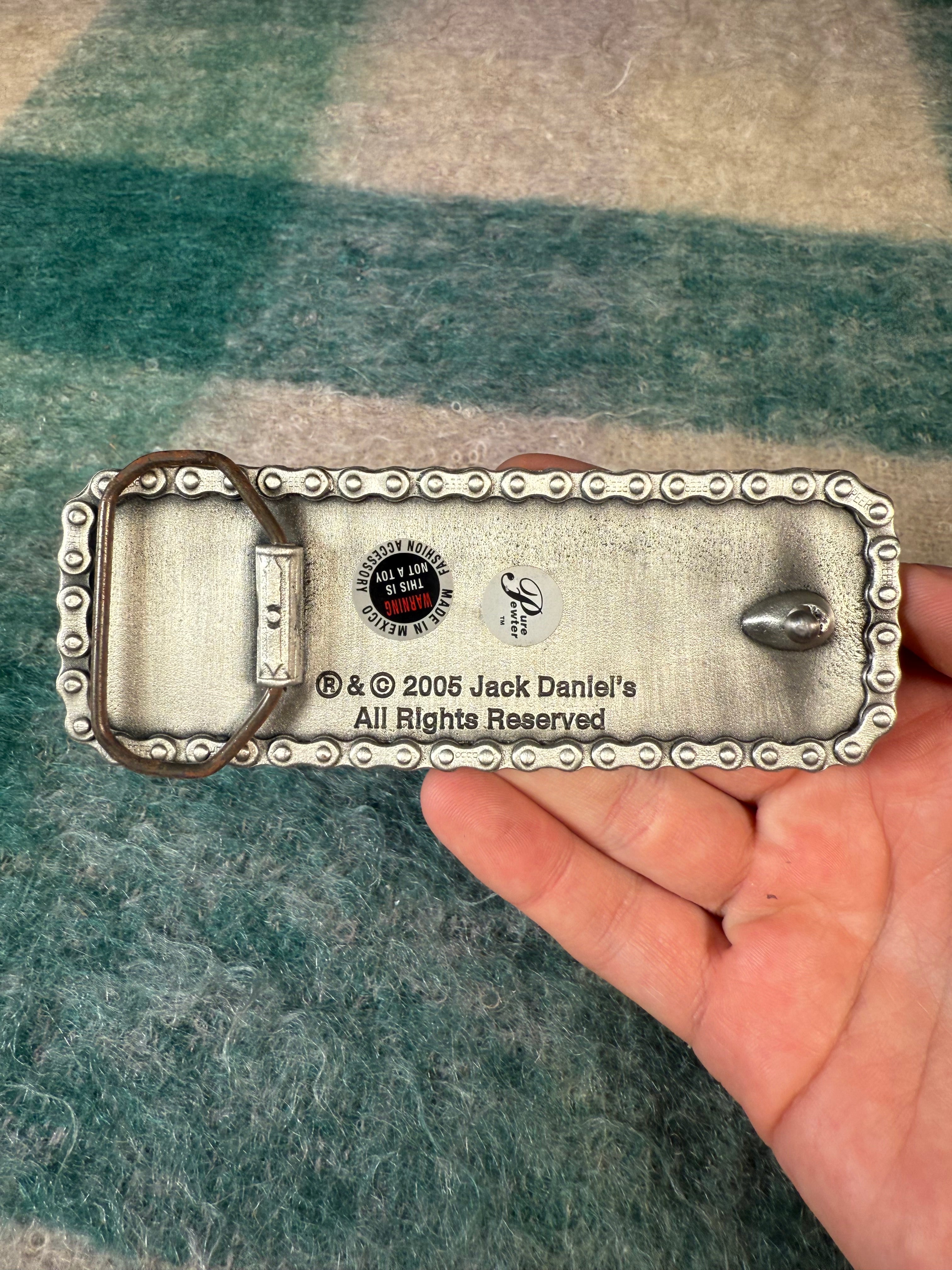 2005 Jack Daniels Bike Chain Belt Buckle
