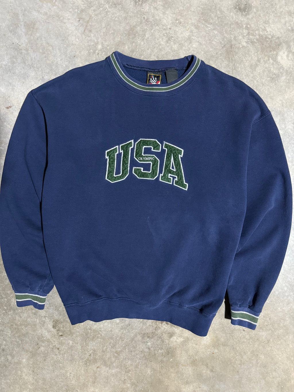 Vintage USA Olympics Blue Crewneck (L)