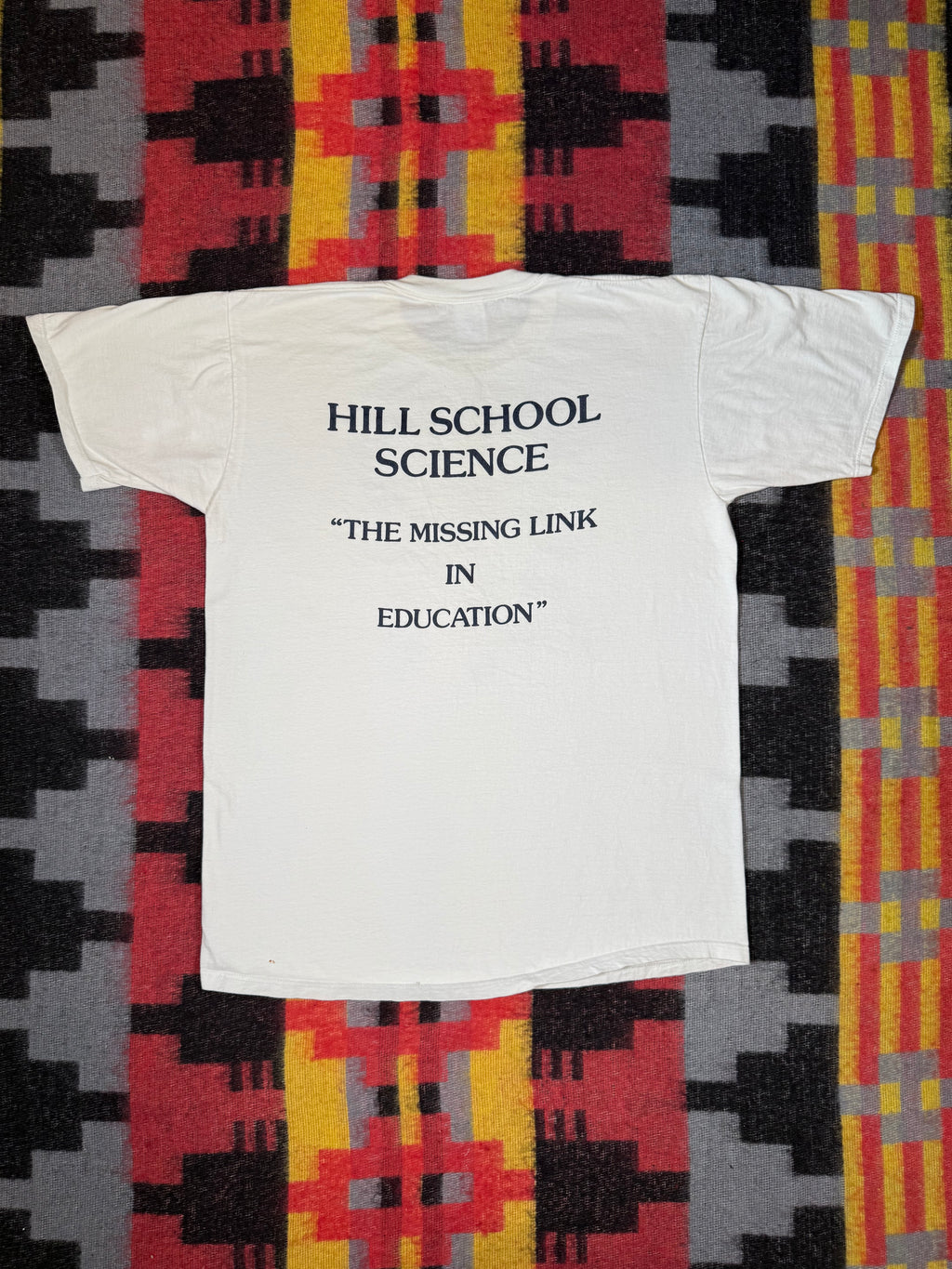 Vintage The Missing Link In Education Evolution Tee (L)