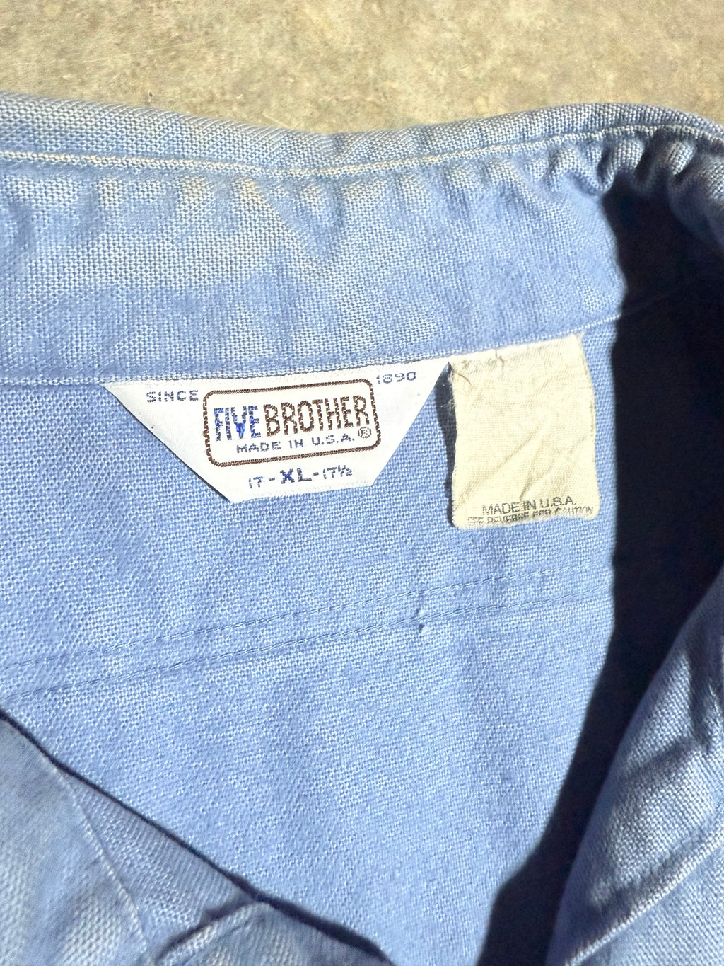 Vintage Five Brothers Button Up Shirt (XL)