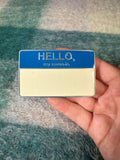 2000s Name Tag Belt Buckle