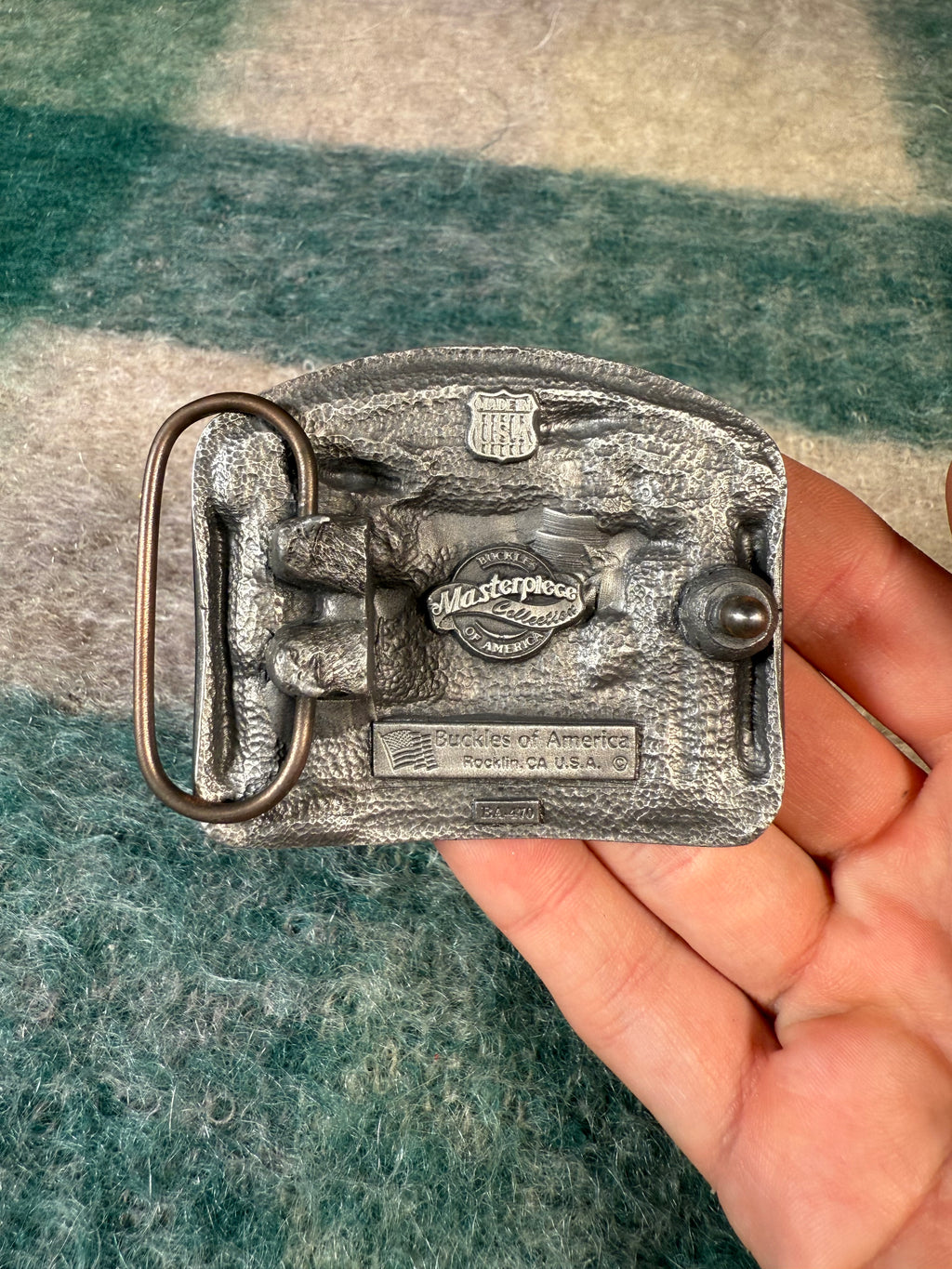 Vintage Drum Set Belt Buckle