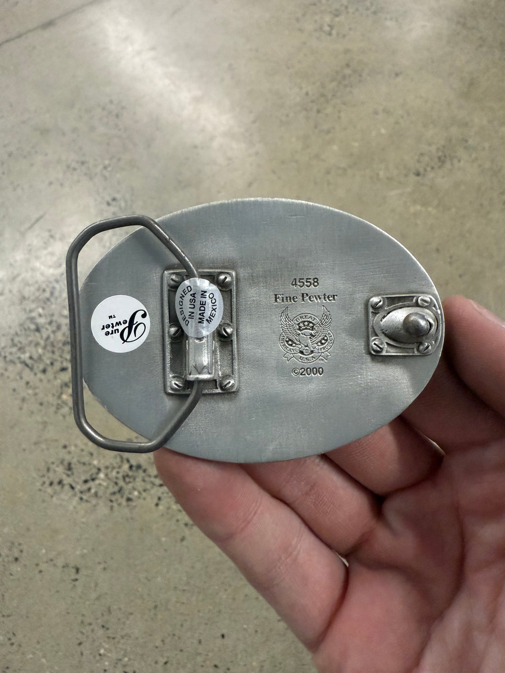 Vintage Jesus Fish Belt Buckle
