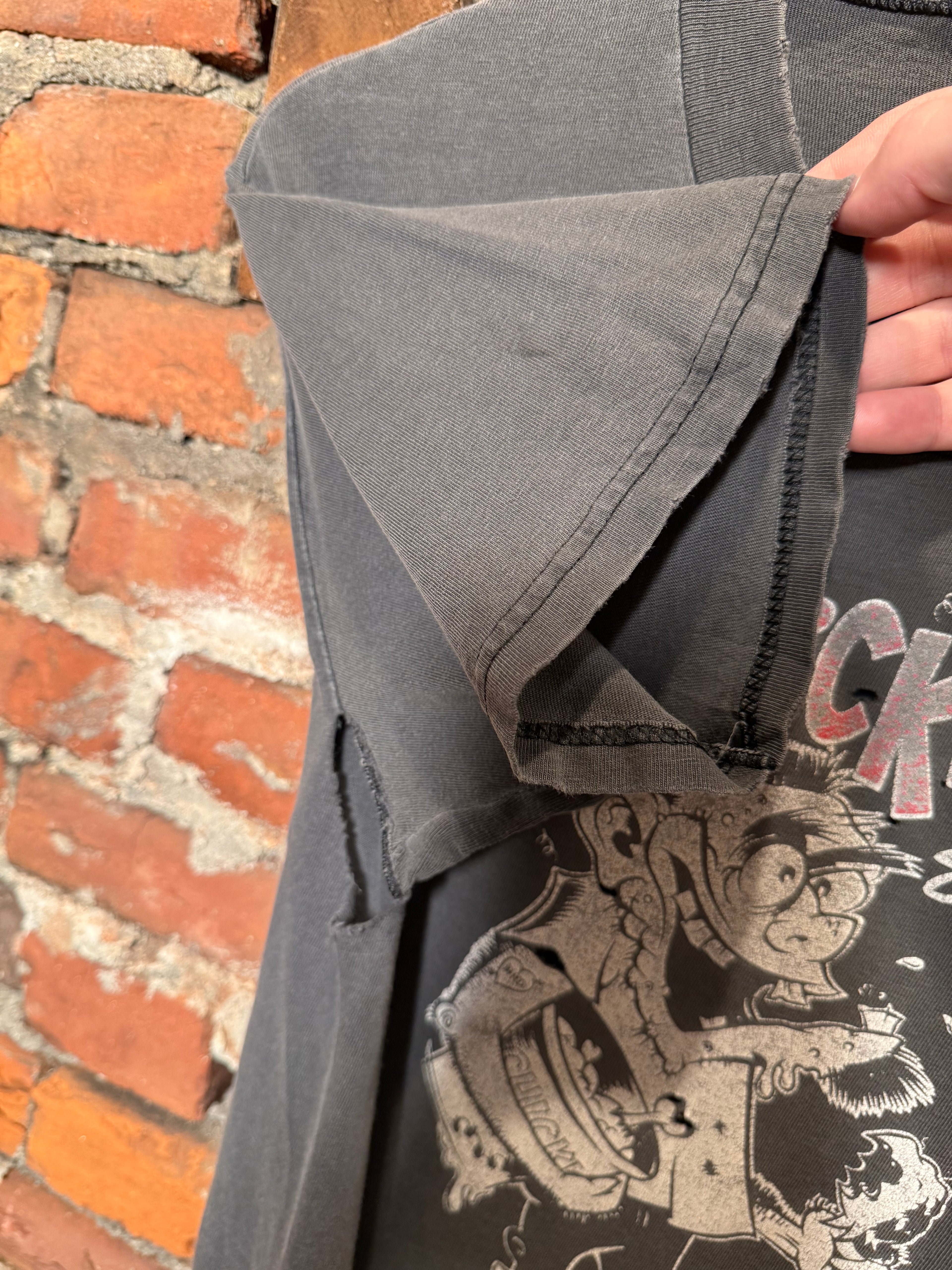 Vintage 90s Deke Dickerson and the Ecco-Fonics Distressed Tee (M)