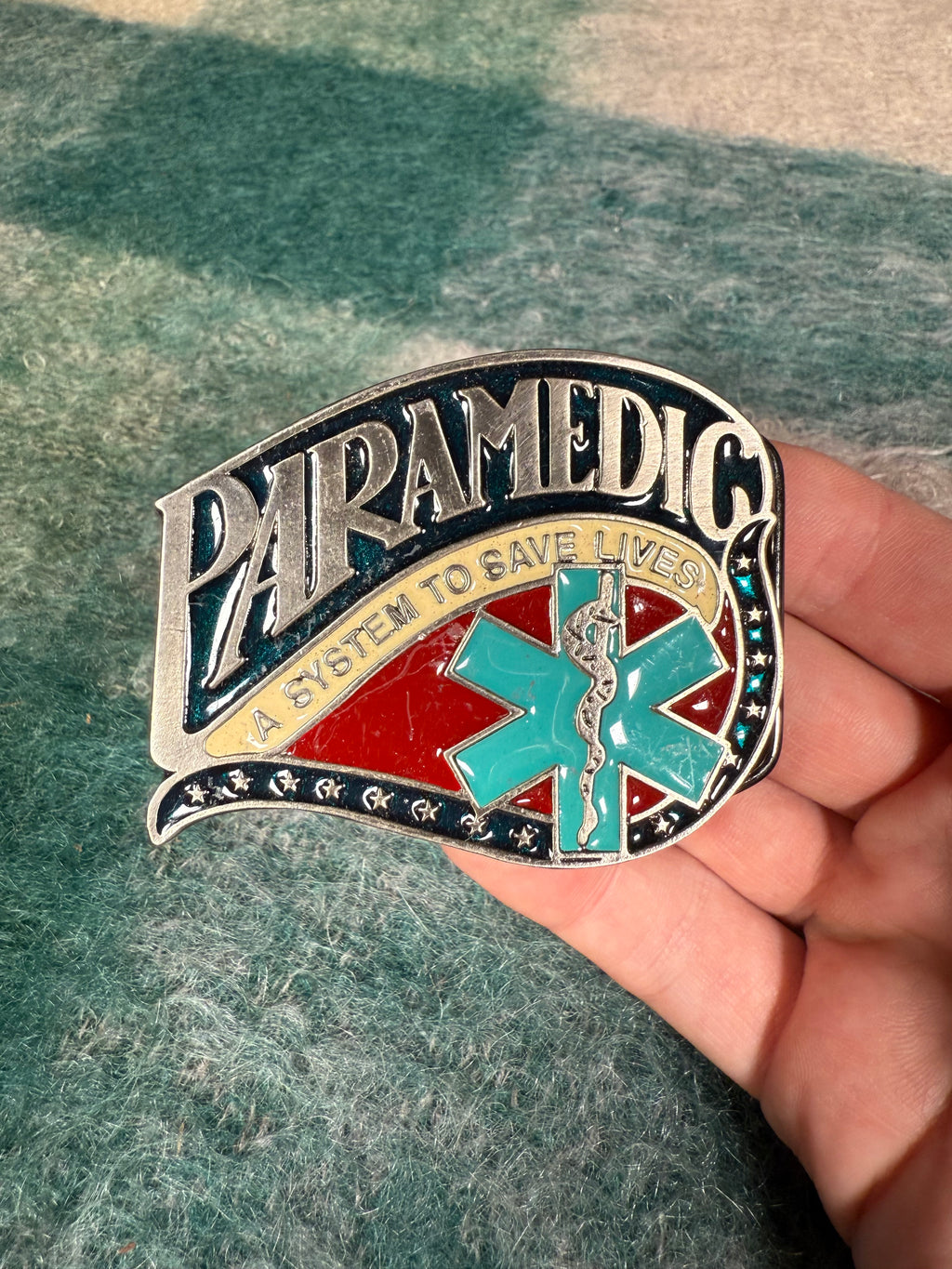 Vintage Paramedic Belt Buckle
