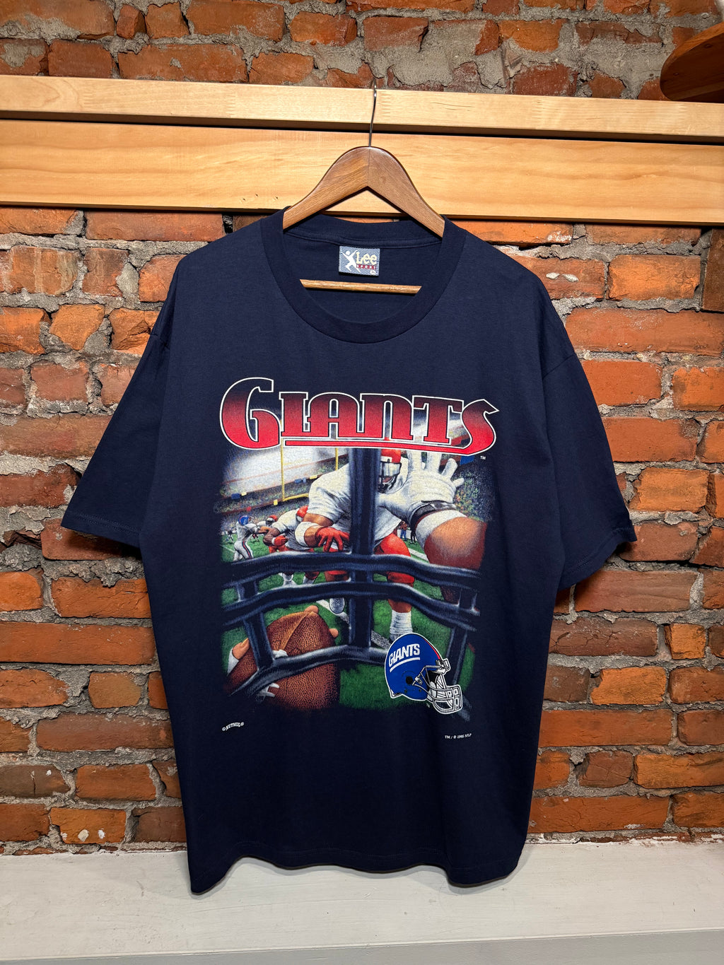 Vintage 1995 New York Giants Helmet Tee (XL)