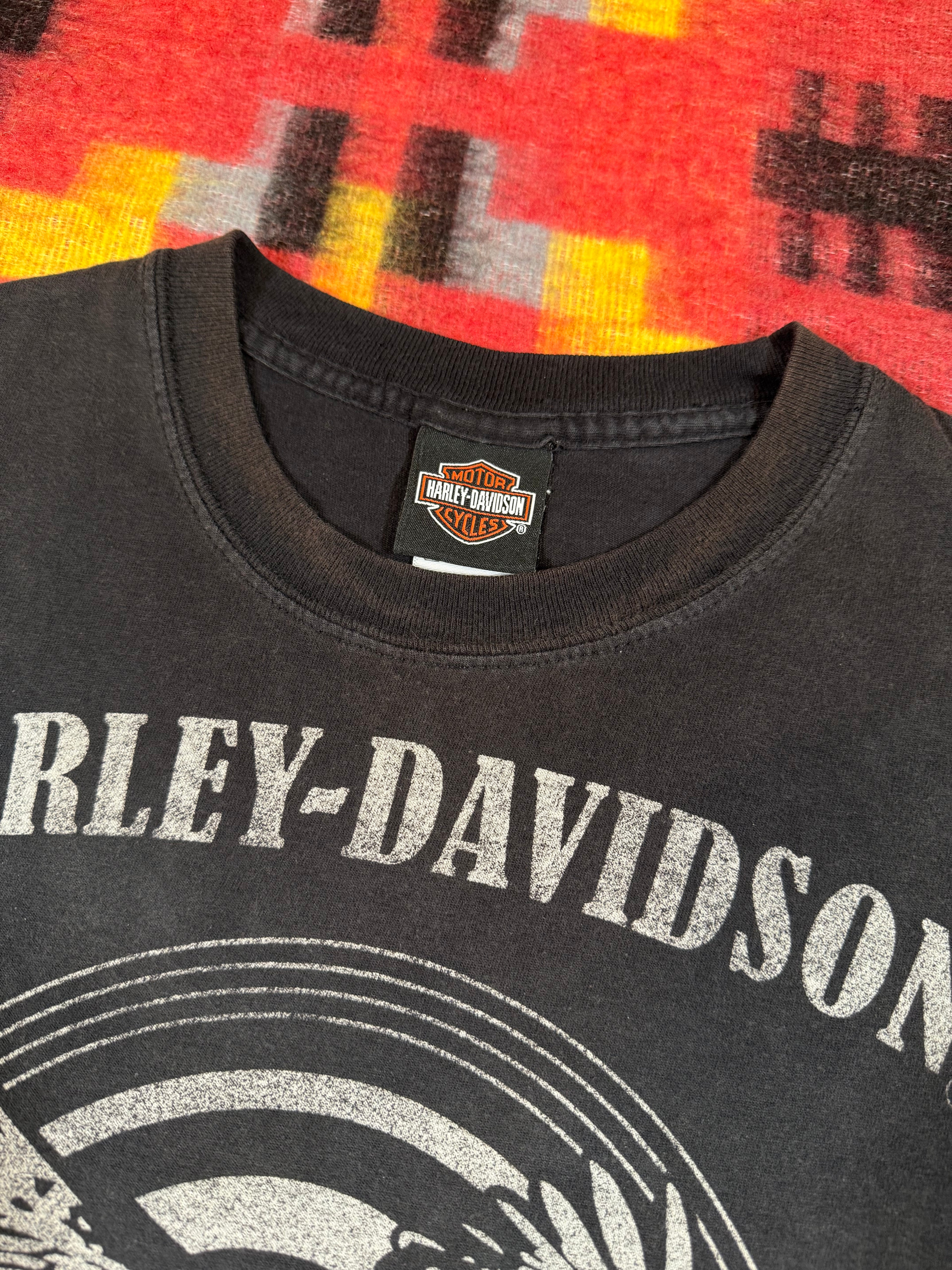 Faded Harley Davidson Ocean City Eagle Shirt (L)