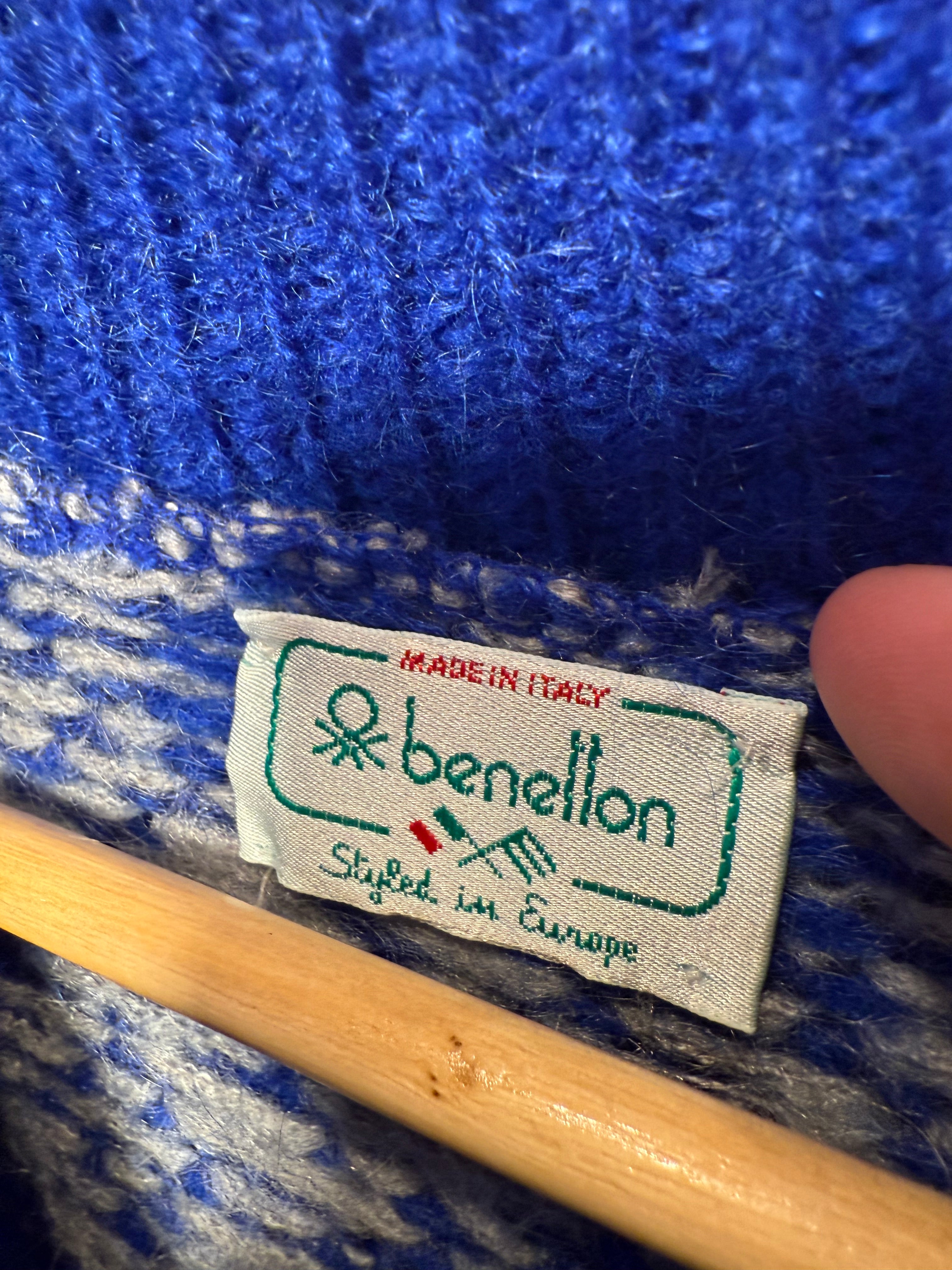 Vintage Benetton Pullover Snowflake Sweater (WL)