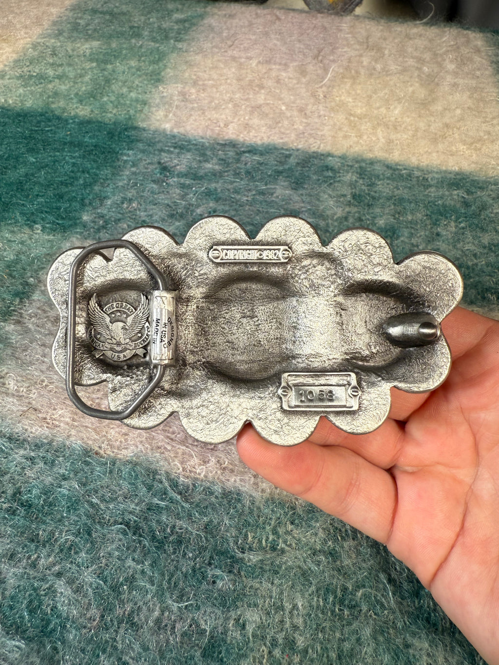 Vintage Coins Oversized Belt Buckle