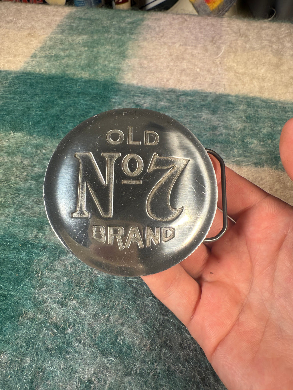 2005 Jack Daniels Number 7 Bottle Cap Belt Buckle