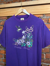 Load image into Gallery viewer, Vintage Purple Hummingbird Shirt (M/L)

