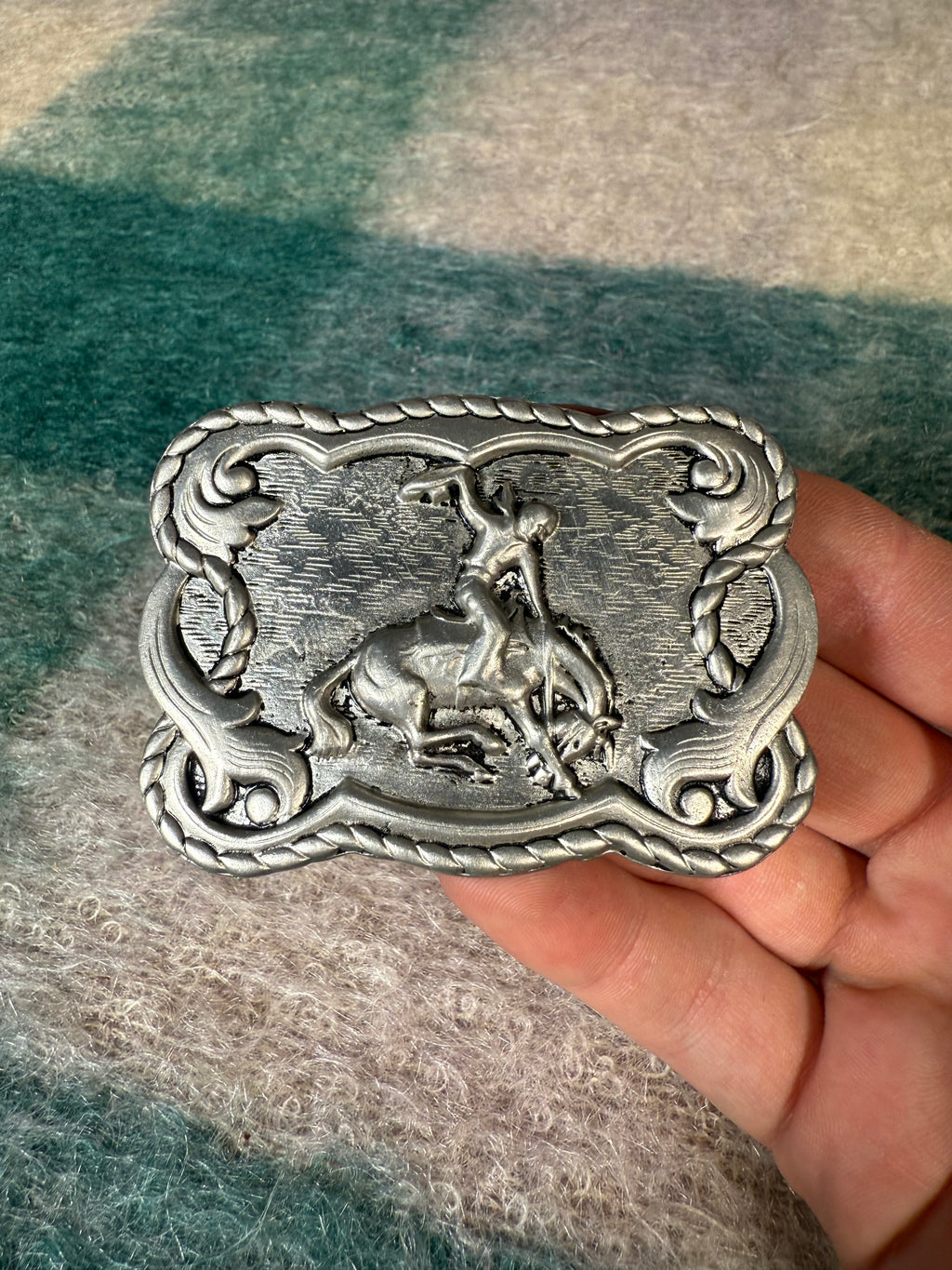 Vintage 2000s Cowboy Belt Buckle