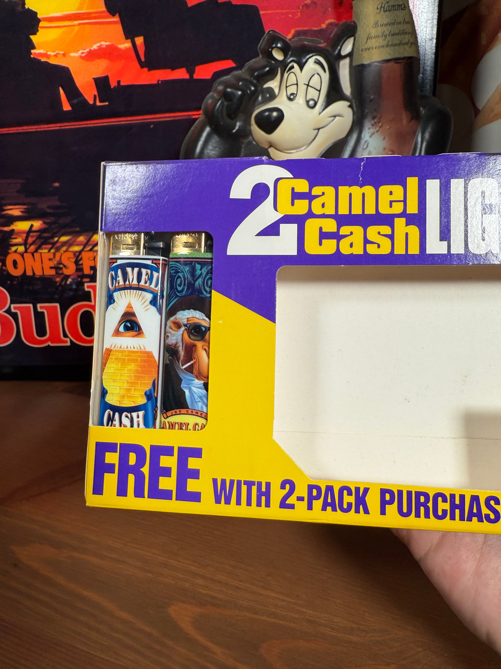 Vintage Unopened Camel Cigarettes Lighter Set
