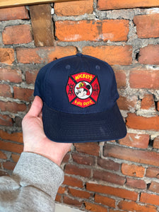 Vintage Mickey Mouse Fireman SnapBack Hat