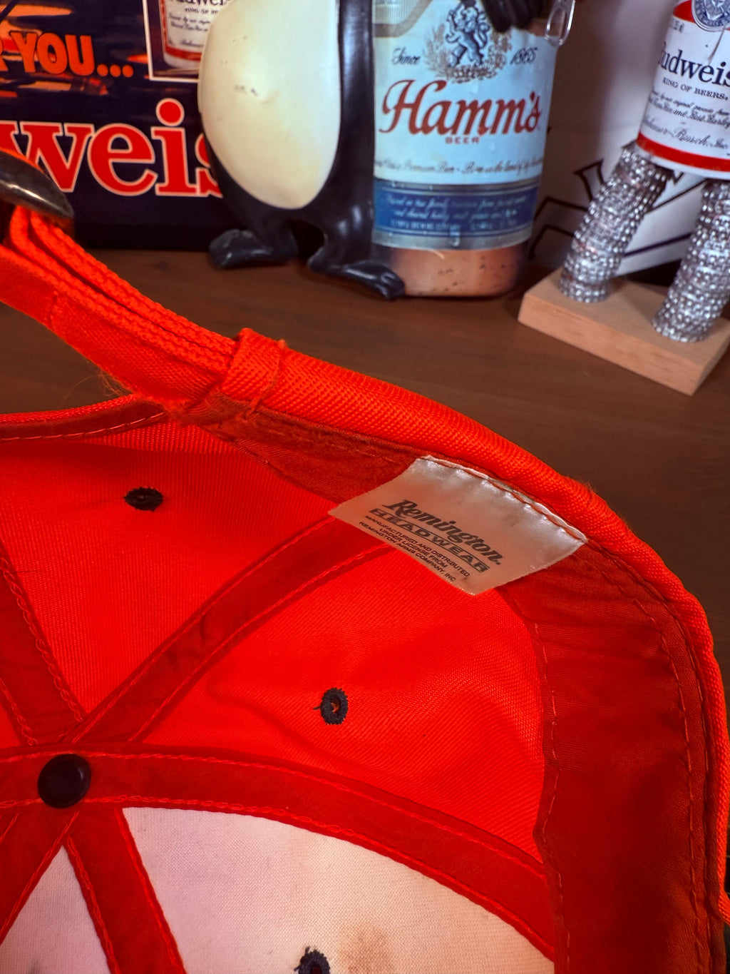 2000s Remington Rifles Orange Strap Hat