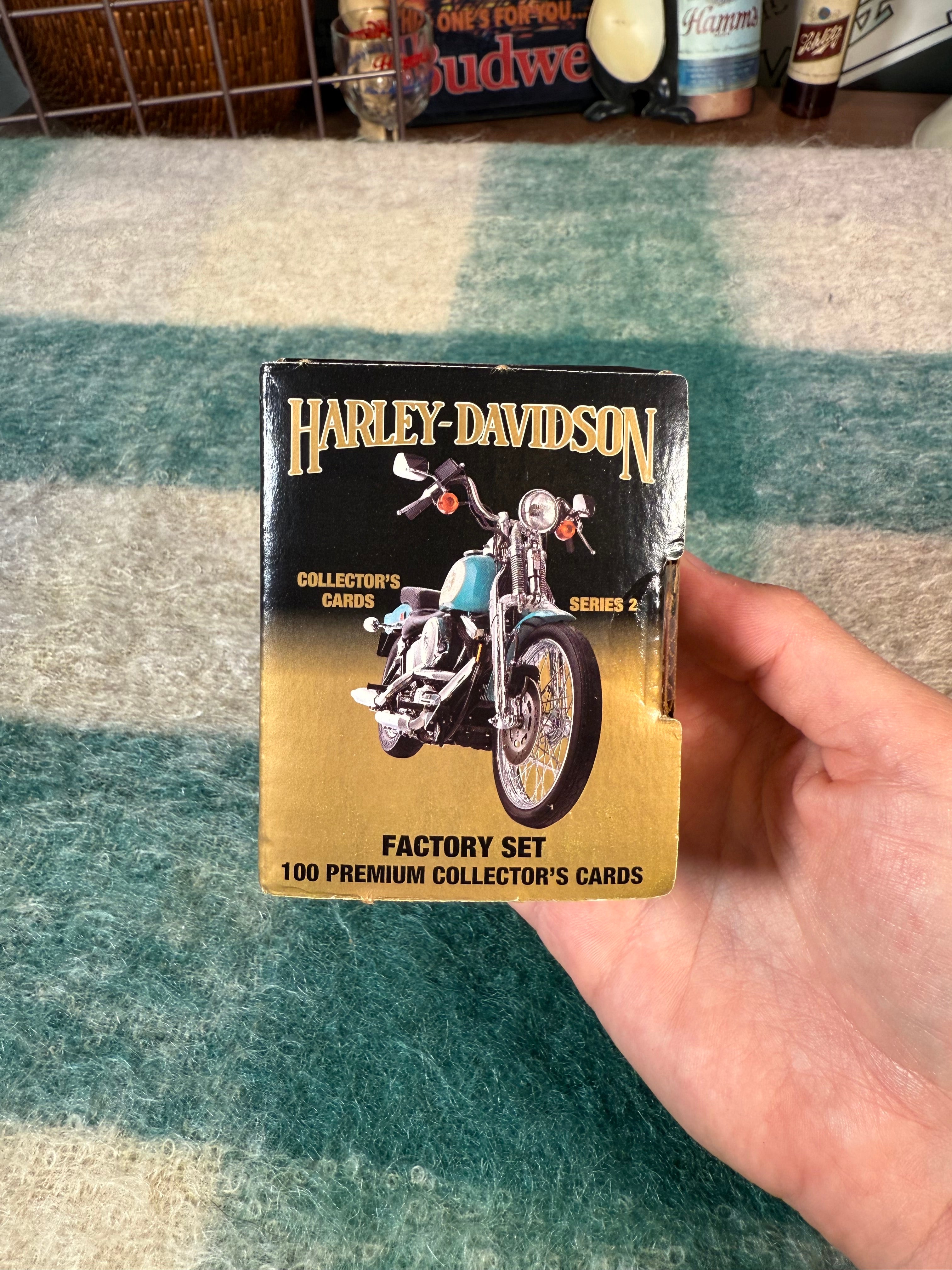Lot of 3 Vintage Harley Davidson Collectors Cards