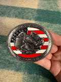 2000s Silver Eagle America Belt Buckle